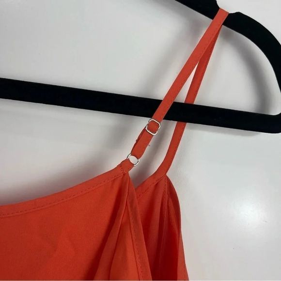 1 State Cold Shoulder Ruffle Sleeve Blouse Size Medium - Picture 5 of 7